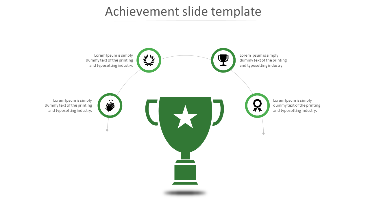 Free - Shop With SlideEgg Achievement Slide Template Presentation